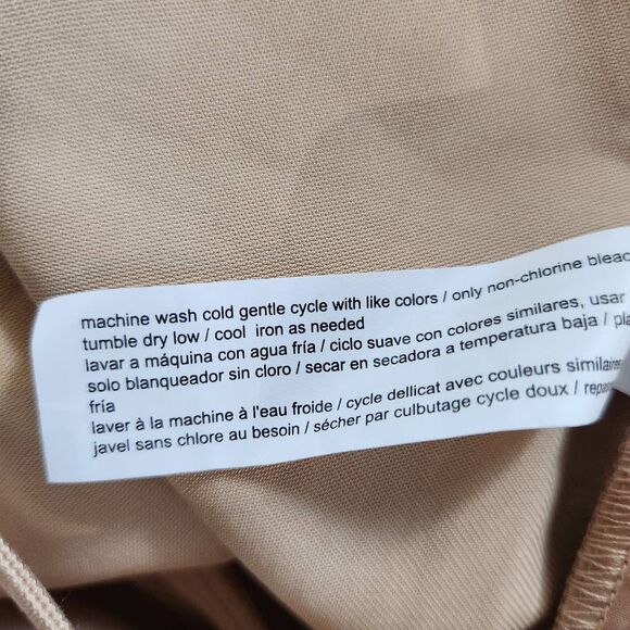 Eloquii Khaki Wide Tapered Leg Pants Size 16 NWOT Flowy Khaki Pants - Picture 8 of 9